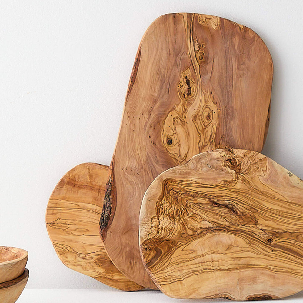 Olive Wood Collection by Fairkind. Handcrafted by master artisans in Tunisia.