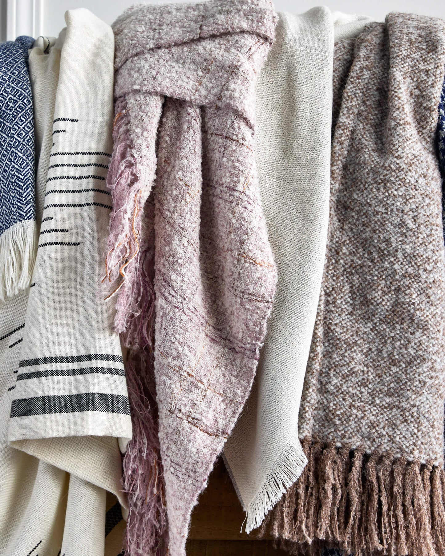 Luxury alpaca throw blankets handmade in Peru