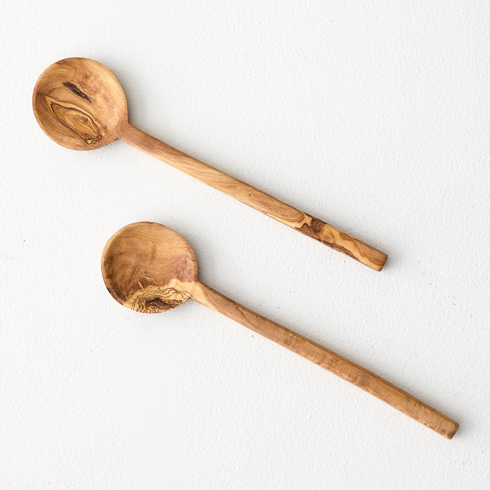 
                  
                    Mediterranean Spoon Set by Fairkind. Handcrafted by master artisans in Tunisia.
                  
                