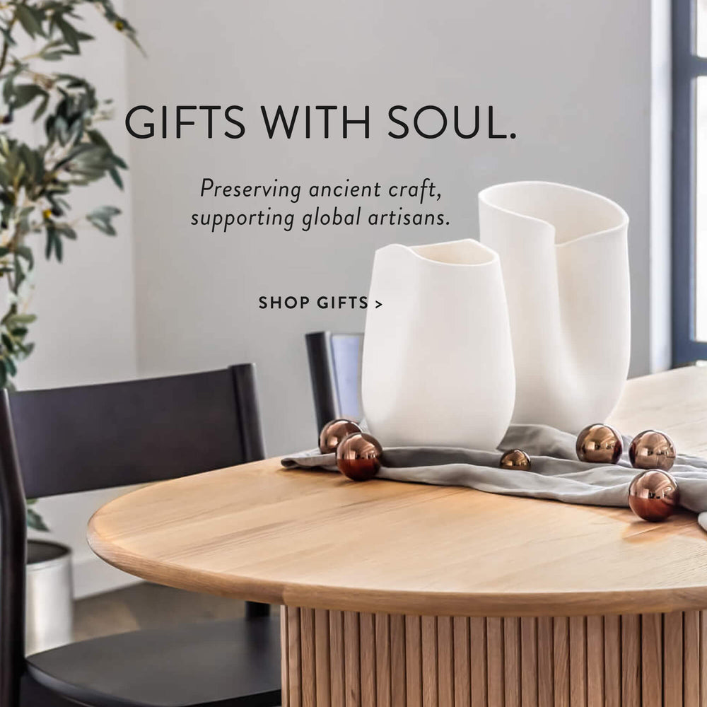 One of a kind gifts that give back. Handmade by artisans around the world and entirely unique.
