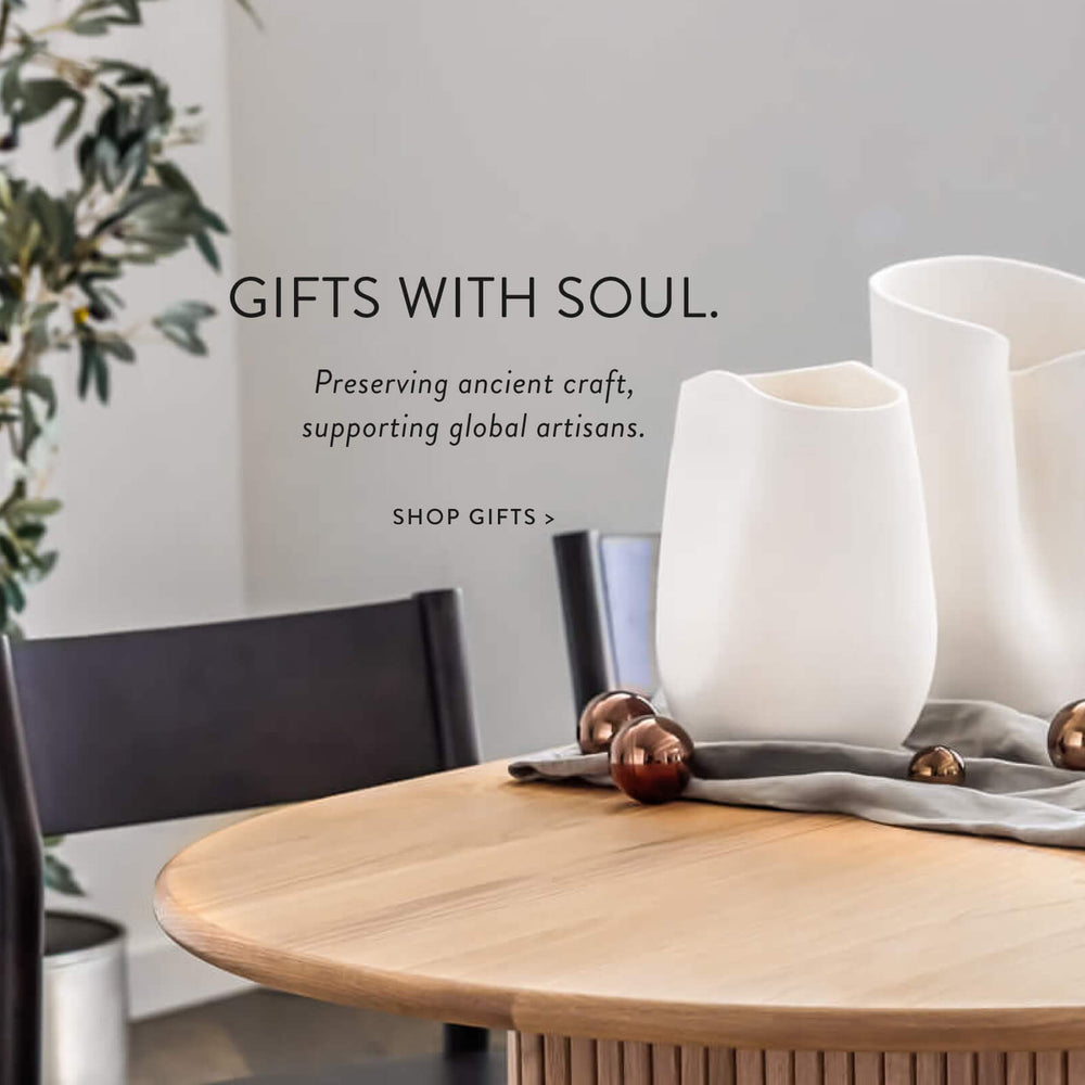 One of a kind gifts that give back. Handmade by artisans around the world and entirely unique.