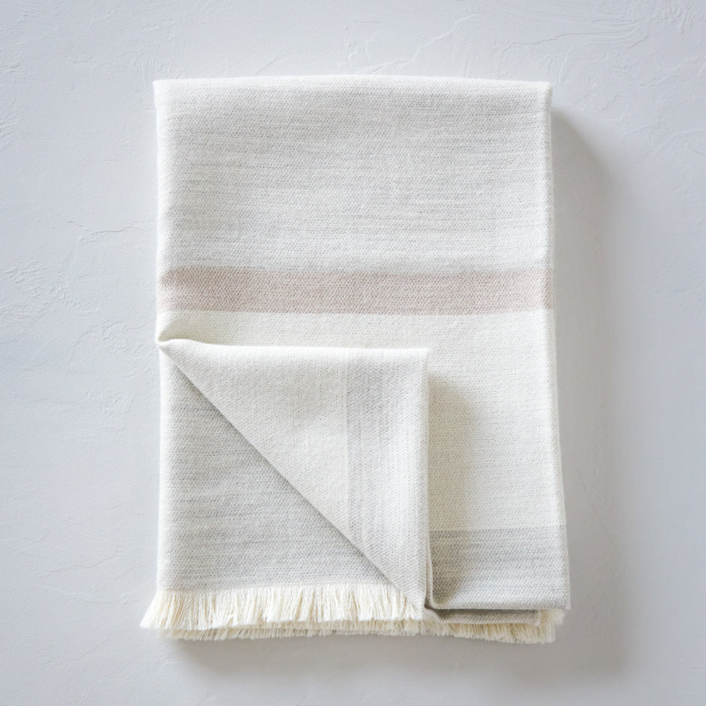 
                  
                    Folded Fairkind Altura baby alpaca throw blanket
                  
                