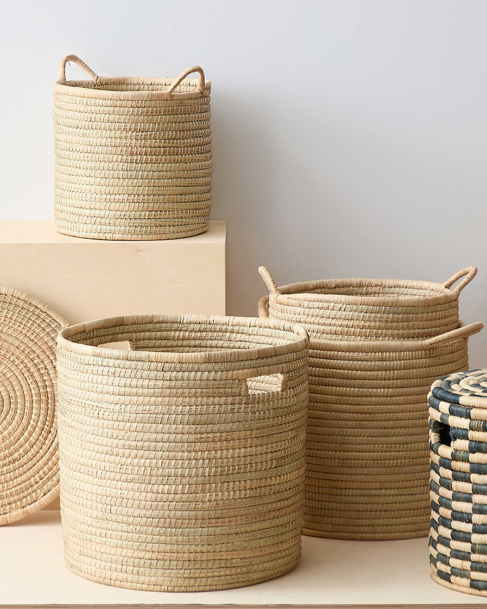 Fairtrade Large Woven Plastic Baskets