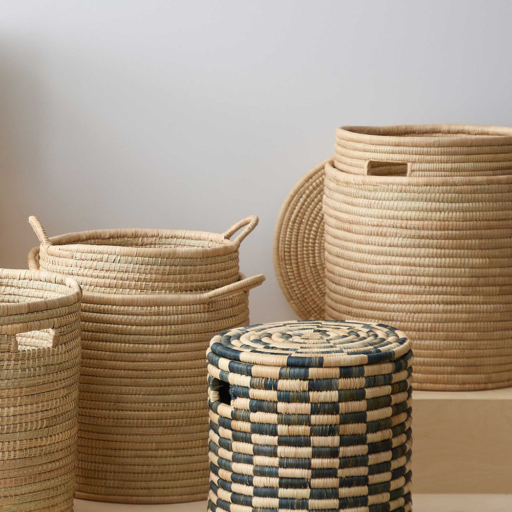 
                  
                    The Malawi Collection by Fairkind. Checkered Azibo storage basket.
                  
                