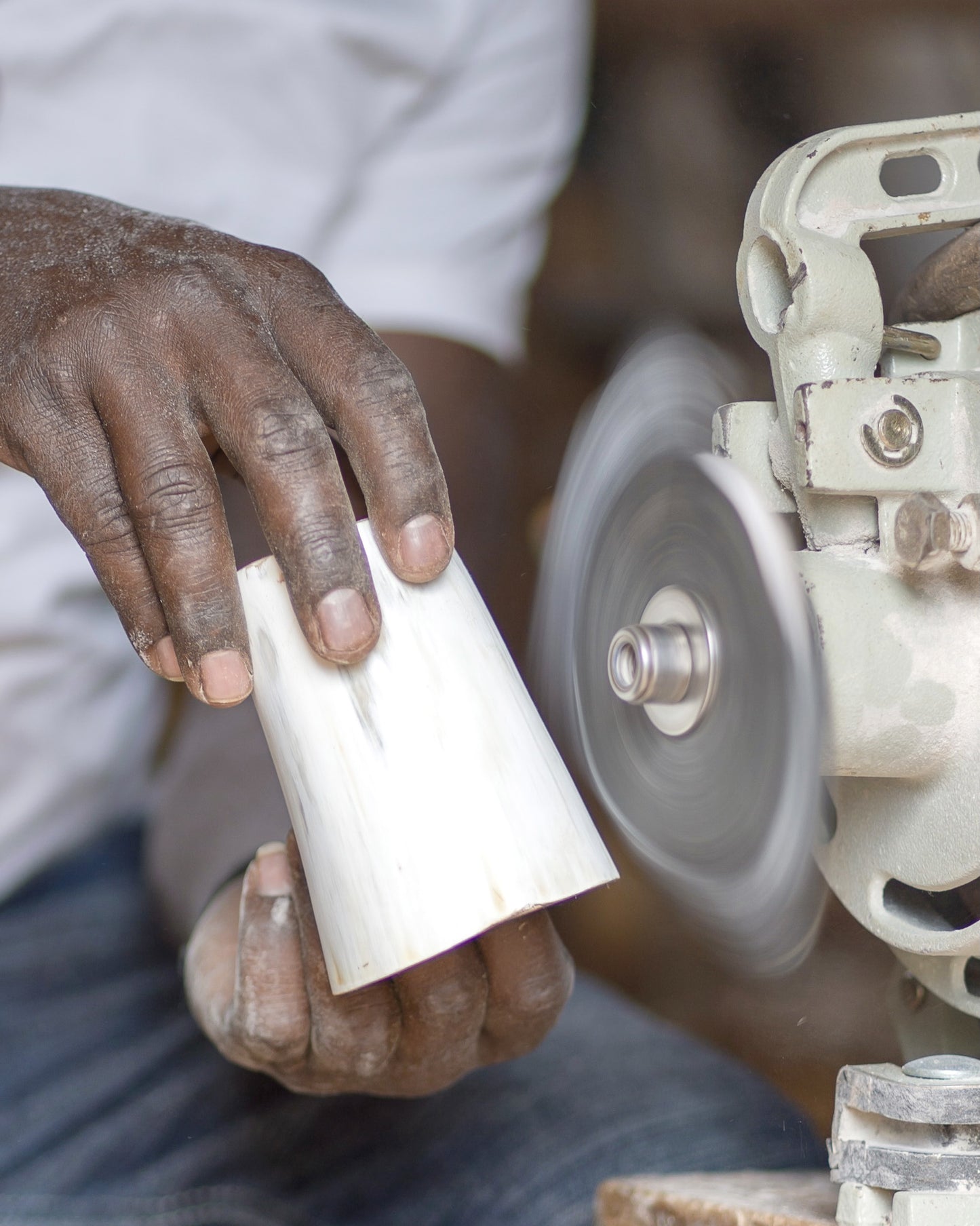 
                  
                    Ugandan artisan making a set of Bahati Tumblers for Fairkind. Ethically sourced and handmade from start to finish.
                  
                