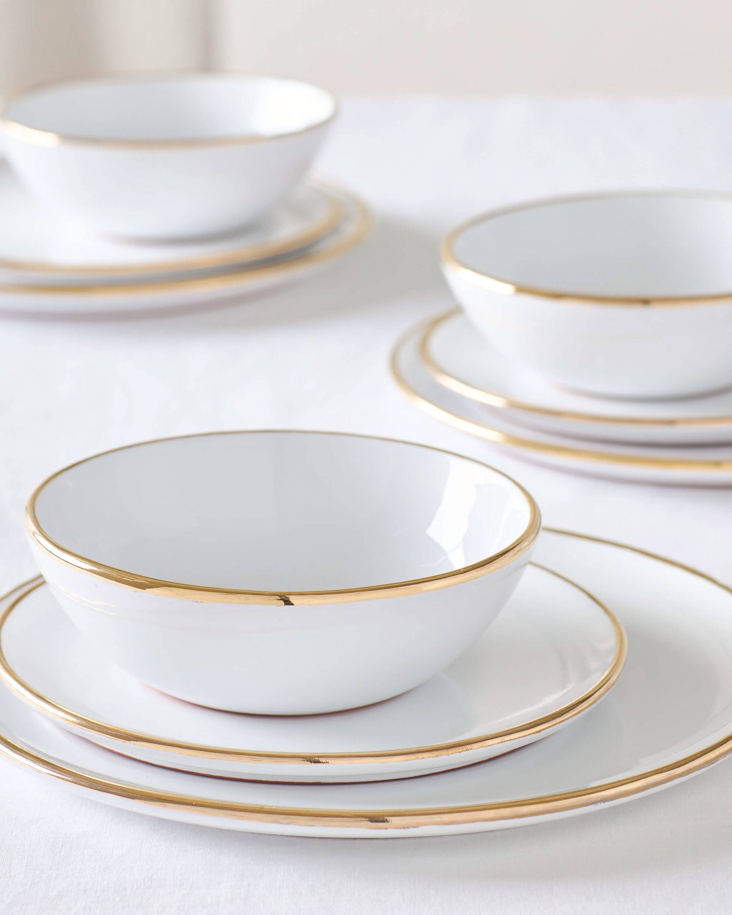 Fez Gold-Rimmed Dinnerware – Fairkind