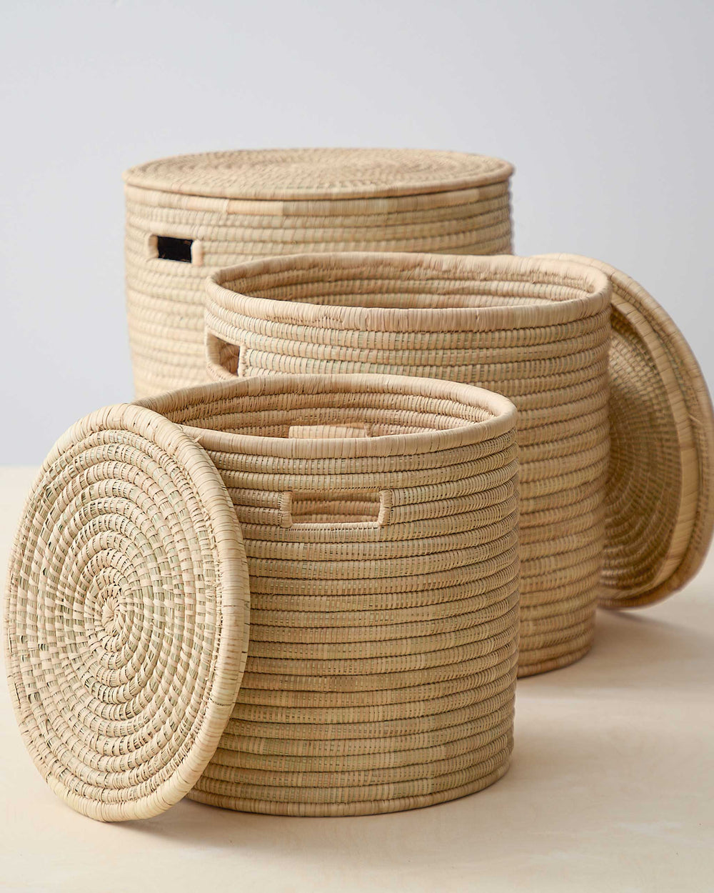 Salima Storage Baskets by Fairkind. Handcrafted by artisans in Malawi.