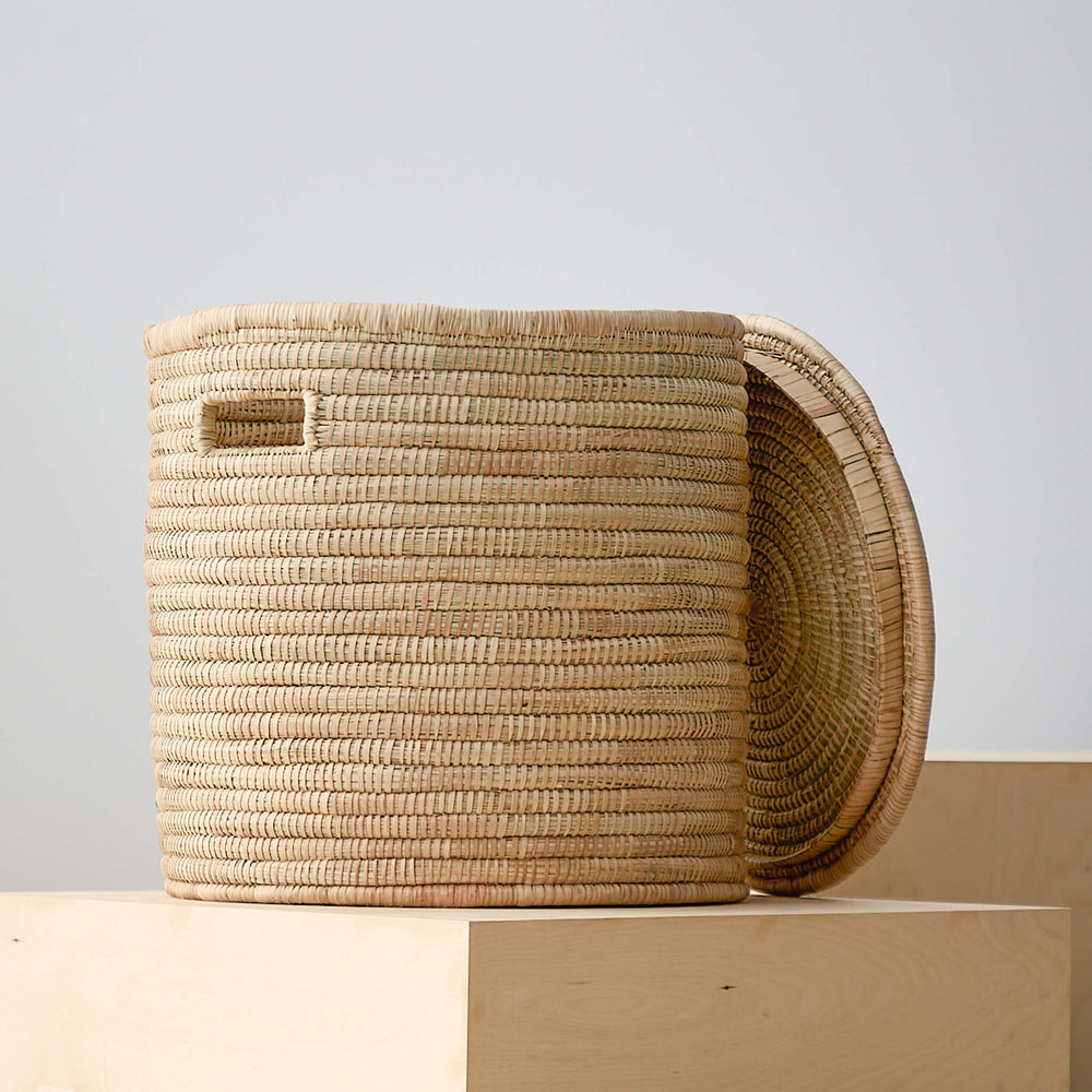 
                  
                    Medium Salima storage and laundry basket. Handwoven in Malawi.
                  
                