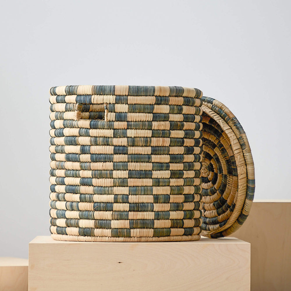 
                  
                    Medium Azibo Storage Basket. Handmade in Malawi with ethically sourced Ilala palm.
                  
                
