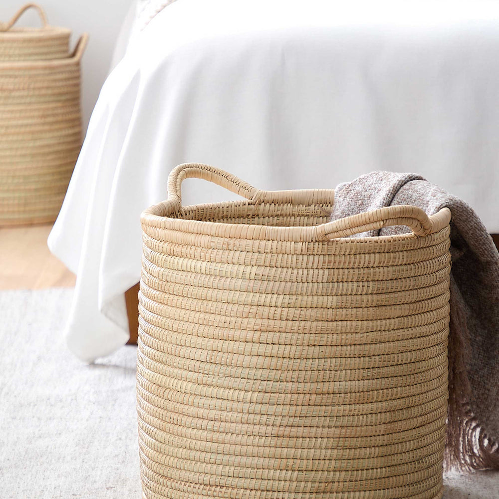 
                  
                    Luka Storage Basket with handles. Malawi Collection by Fairkind.
                  
                